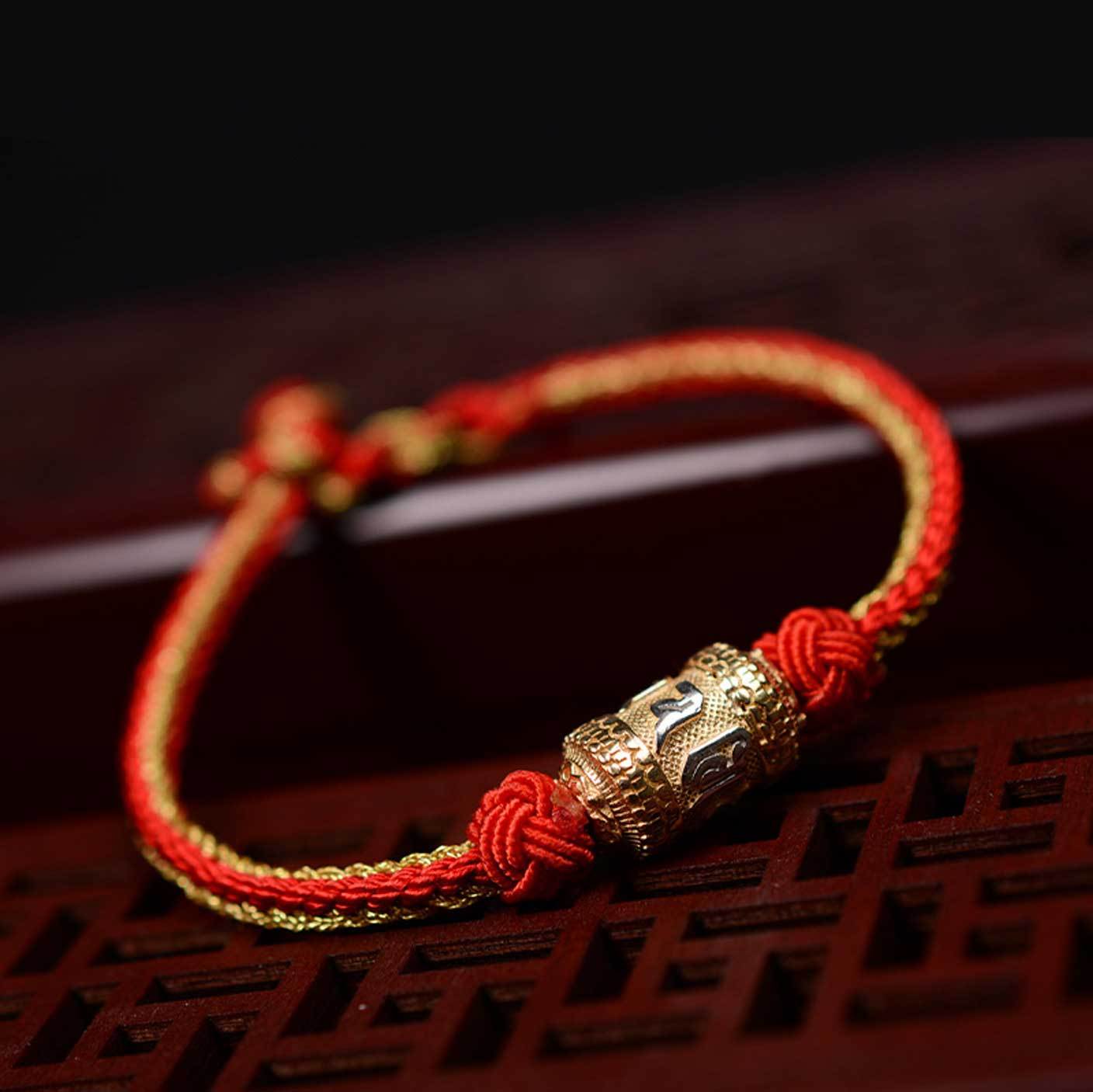 Lucky Red String Bracelet from Tibet - Bracelet - Inner Wisdom Store