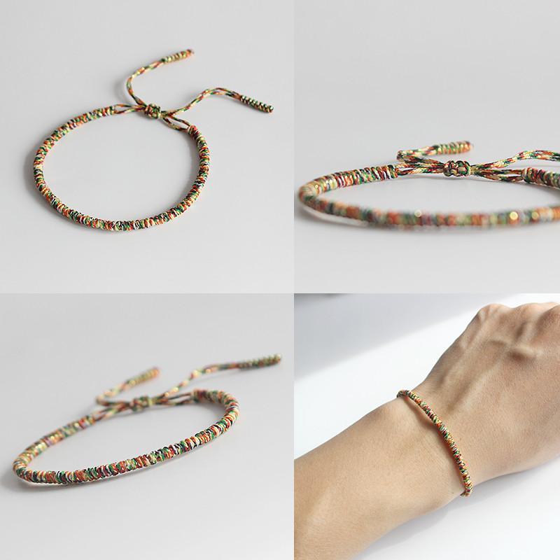 Tibetan Knot Buddhist Lucky Bracelet - Bracelet - Inner Wisdom Store