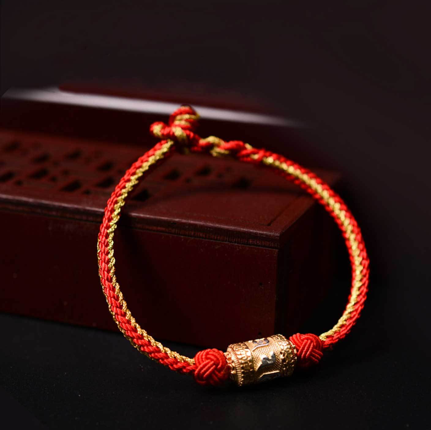 Lucky Red String Bracelet from Tibet - Bracelet - Inner Wisdom Store
