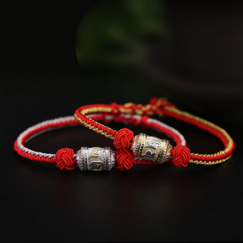 Lucky Red String Bracelet from Tibet - Bracelet - Inner Wisdom Store