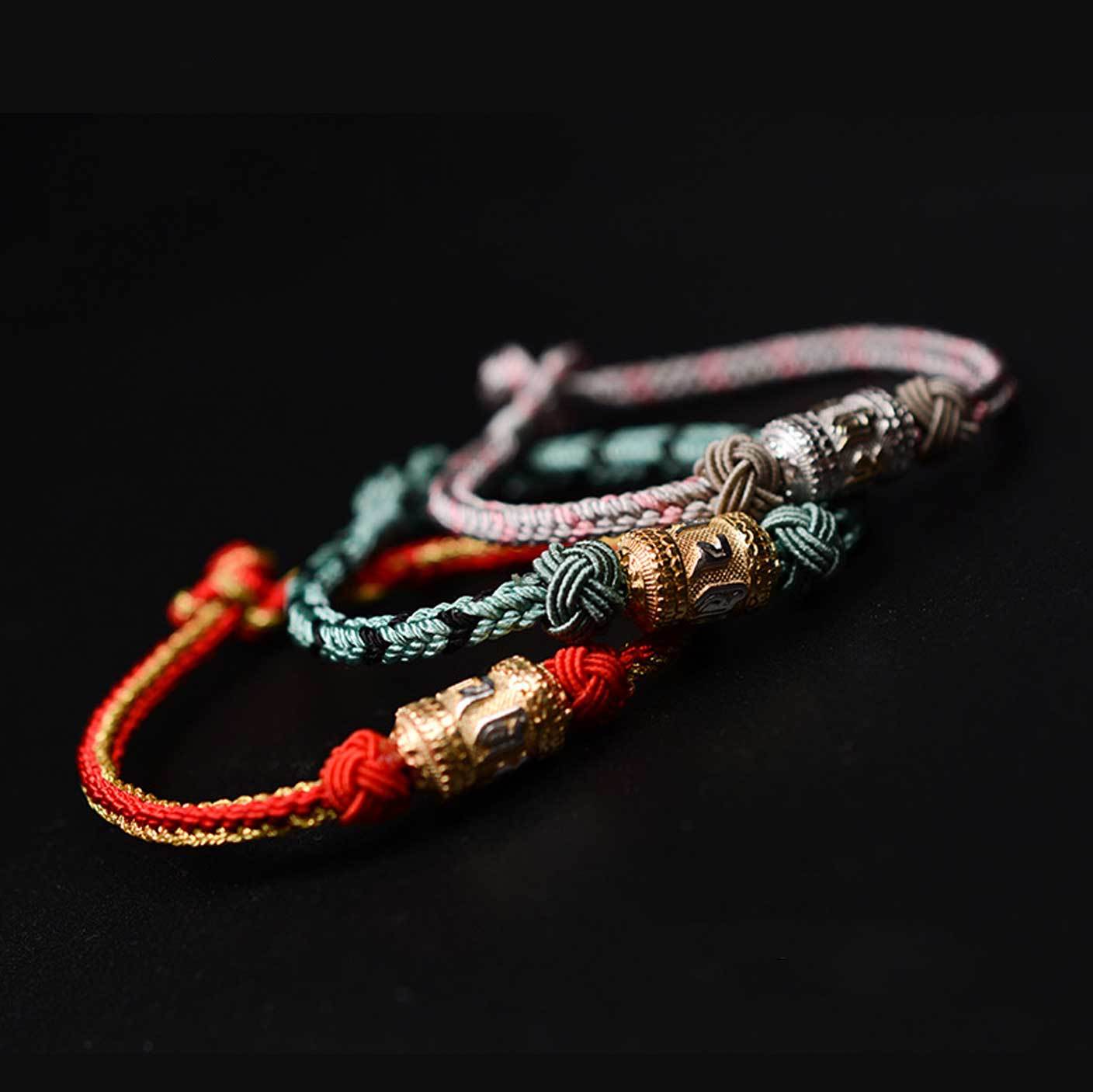 Lucky Red String Bracelet from Tibet - Bracelet - Inner Wisdom Store