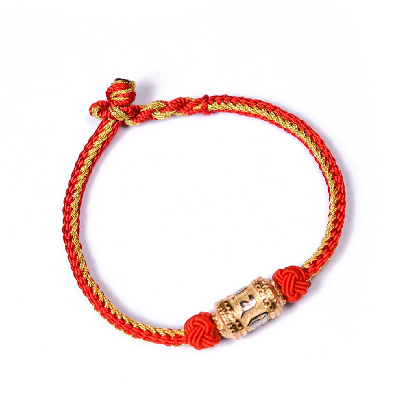 Lucky Red String Bracelet from Tibet - Bracelet - Inner Wisdom Store