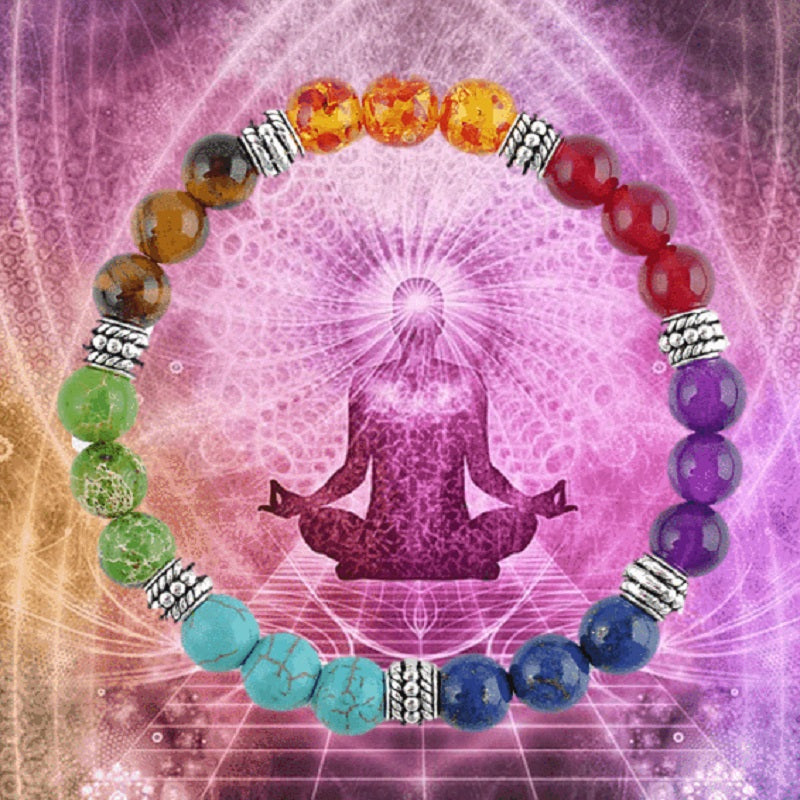 7 Chakra Healing Bracelet for Energy Balance - Bracelet - Inner Wisdom Store