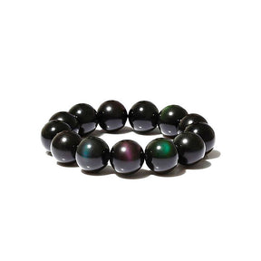 Natural Rainbow Obsidian Crystal Bracelet - Bracelet - Inner Wisdom Store