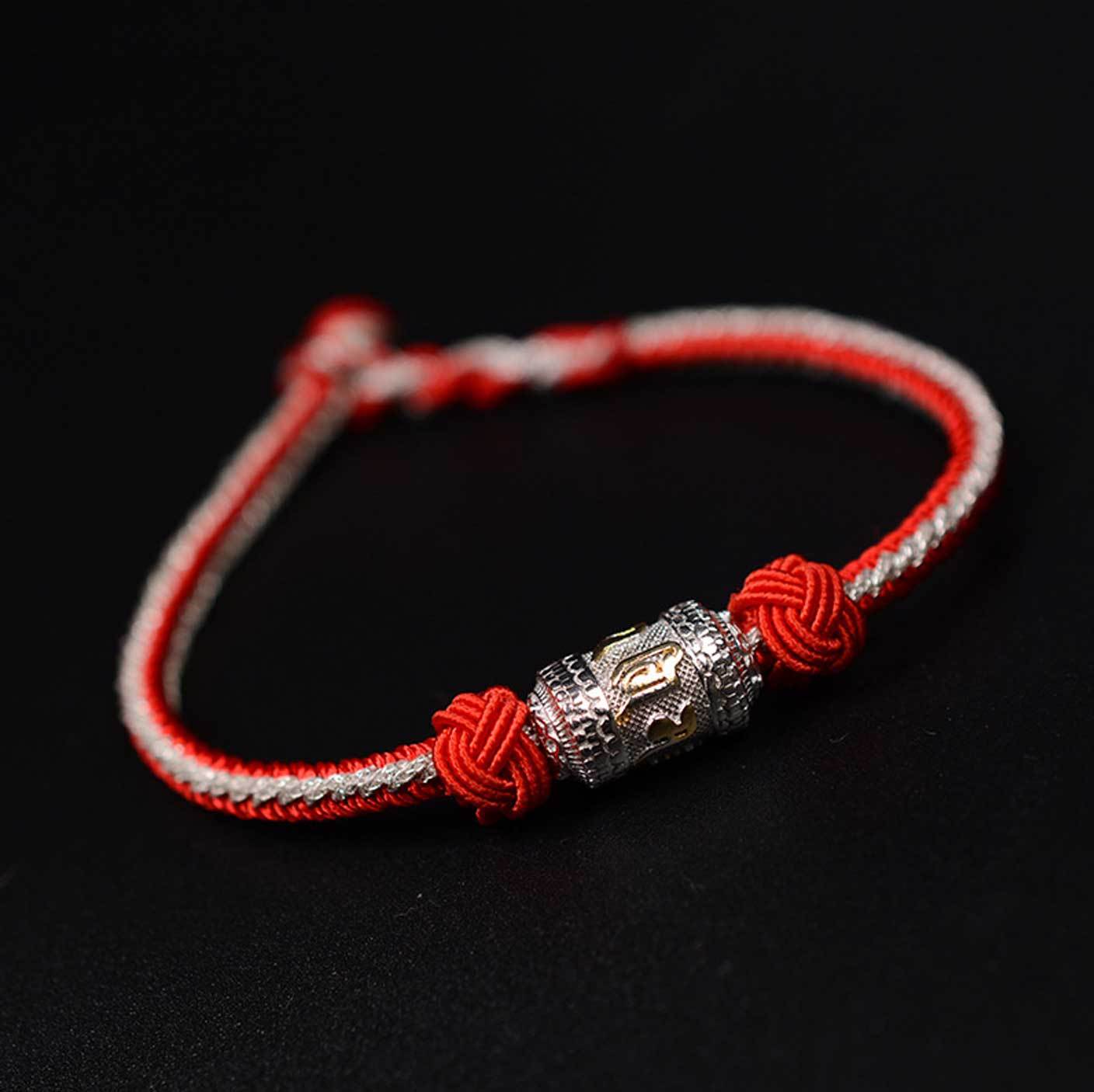 Lucky Red String Bracelet from Tibet - Bracelet - Inner Wisdom Store