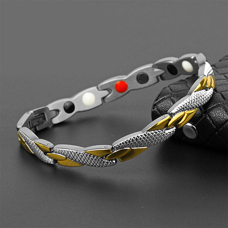Dragon Scale Germanium Titanium Magnetic Bracelet - Bracelet - Inner Wisdom Store