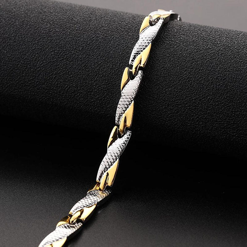Dragon Scale Germanium Titanium Magnetic Bracelet - Bracelet - Inner Wisdom Store