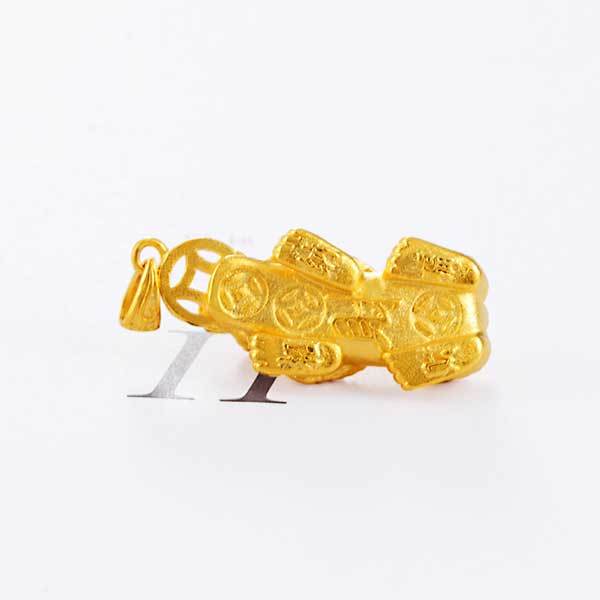 Gold Pixiu Necklace - Attracting Wealth - Necklace - Inner Wisdom Store