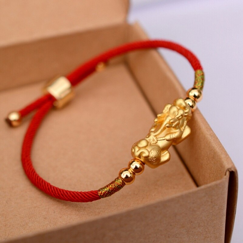 Feng Shui Red String Pixiu Bracelet - Bracelet - Inner Wisdom Store