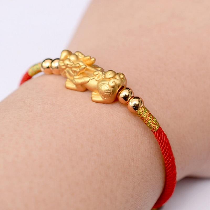 Feng Shui Red String Pixiu Bracelet - Bracelet - Inner Wisdom Store