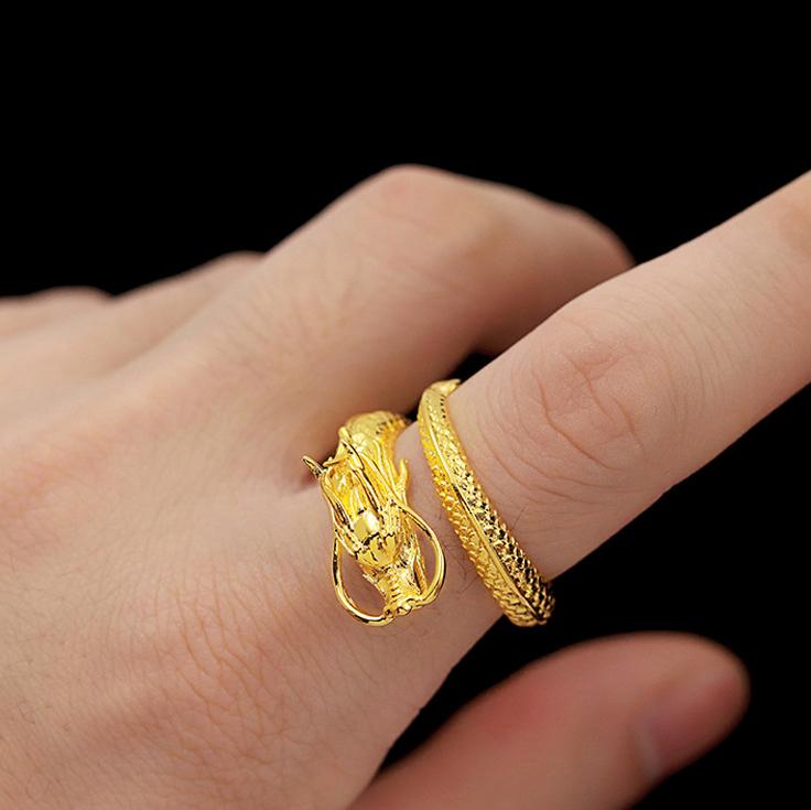 Dragon and Phoenix Couple Ring - Ring - Inner Wisdom Store