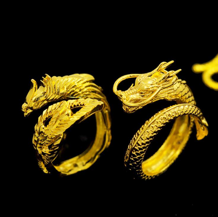 Dragon and Phoenix Couple Ring - Ring - Inner Wisdom Store