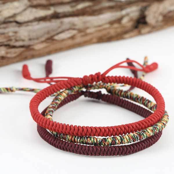 Tibetan Knot Buddhist Lucky Bracelet - Bracelet - Inner Wisdom Store