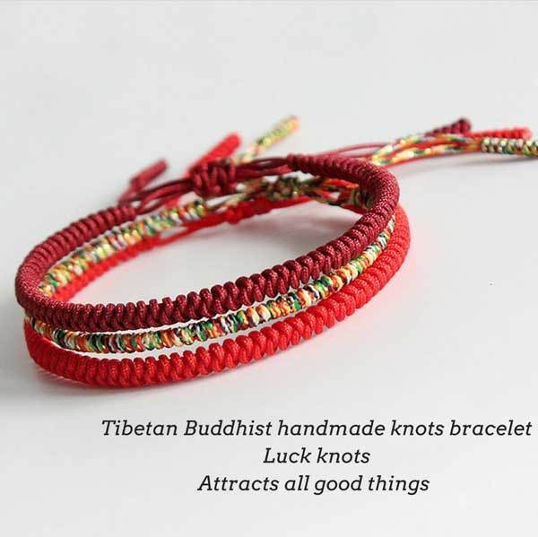 Tibetan Knot Buddhist Lucky Bracelet - Bracelet - Inner Wisdom Store