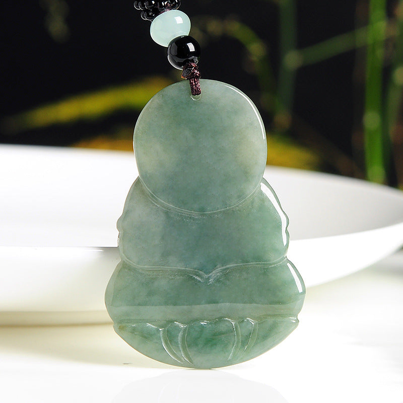 Healing Buddha Jade Necklace - Necklace - Inner Wisdom Store