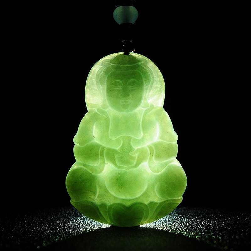 Healing Buddha Jade Necklace - Necklace - Inner Wisdom Store