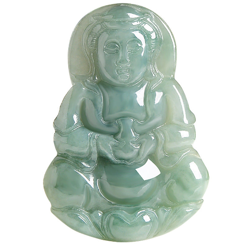 Healing Buddha Jade Necklace - Necklace - Inner Wisdom Store