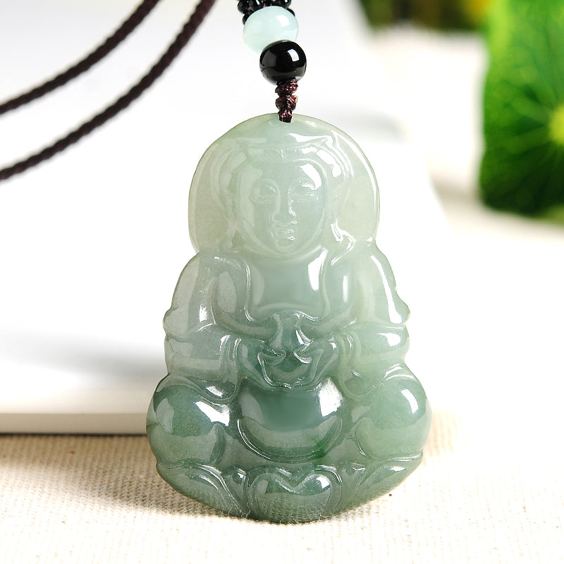 Healing Buddha Jade Necklace - Necklace - Inner Wisdom Store