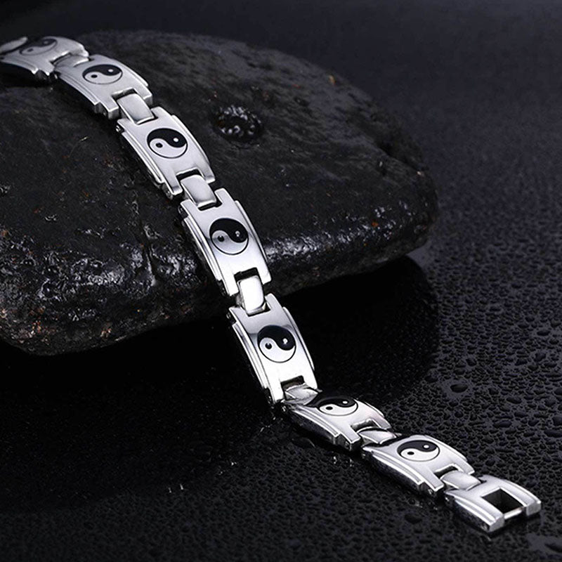 Yin Yang Bracelet Germanium Titanium - Bracelet - Inner Wisdom Store