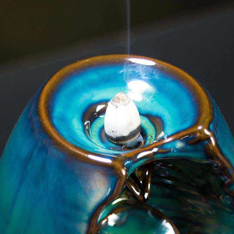 Waterfall Incense Burner for Relaxation and Cleansing - Incense Burner - Inner Wisdom Store