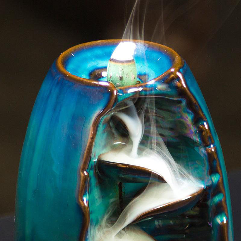Waterfall Incense Burner for Relaxation and Cleansing - Incense Burner - Inner Wisdom Store
