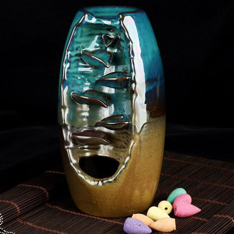 Waterfall Incense Burner for Relaxation and Cleansing - Incense Burner - Inner Wisdom Store