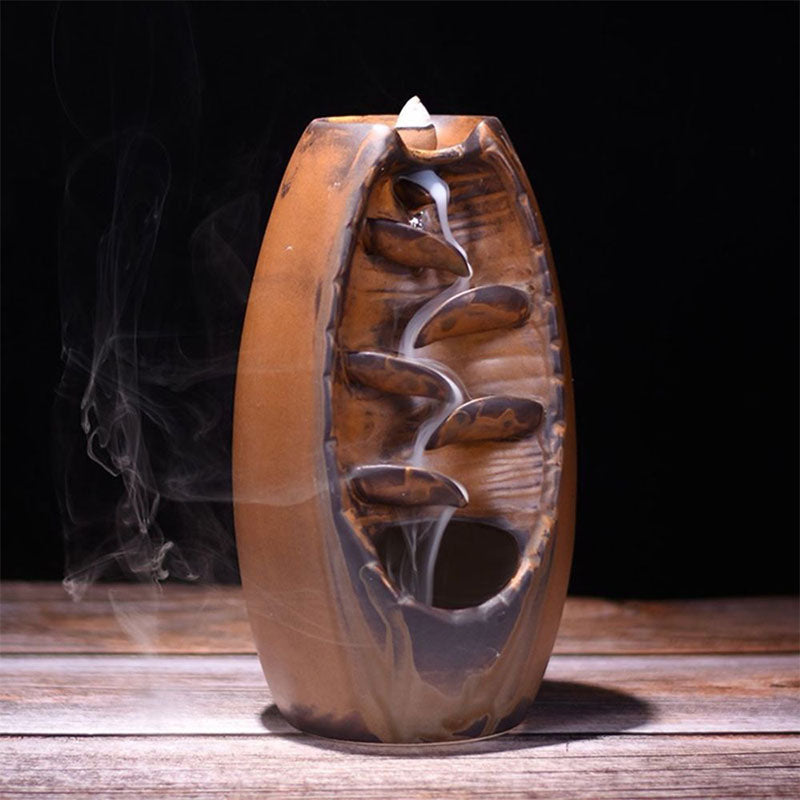 Waterfall Incense Burner for Relaxation and Cleansing - Incense Burner - Inner Wisdom Store