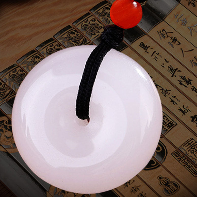 Natural White Jade Purity Necklace - Necklace - Inner Wisdom Store