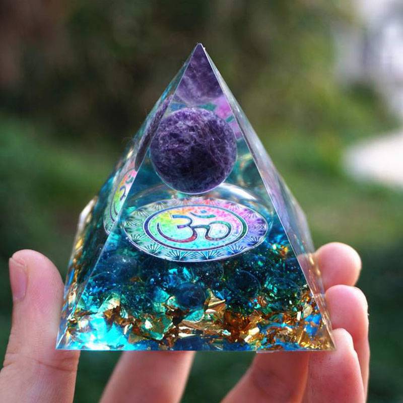 Orgonite Pyramid – Orgone Energy Generator - Home Decor - Inner Wisdom Store