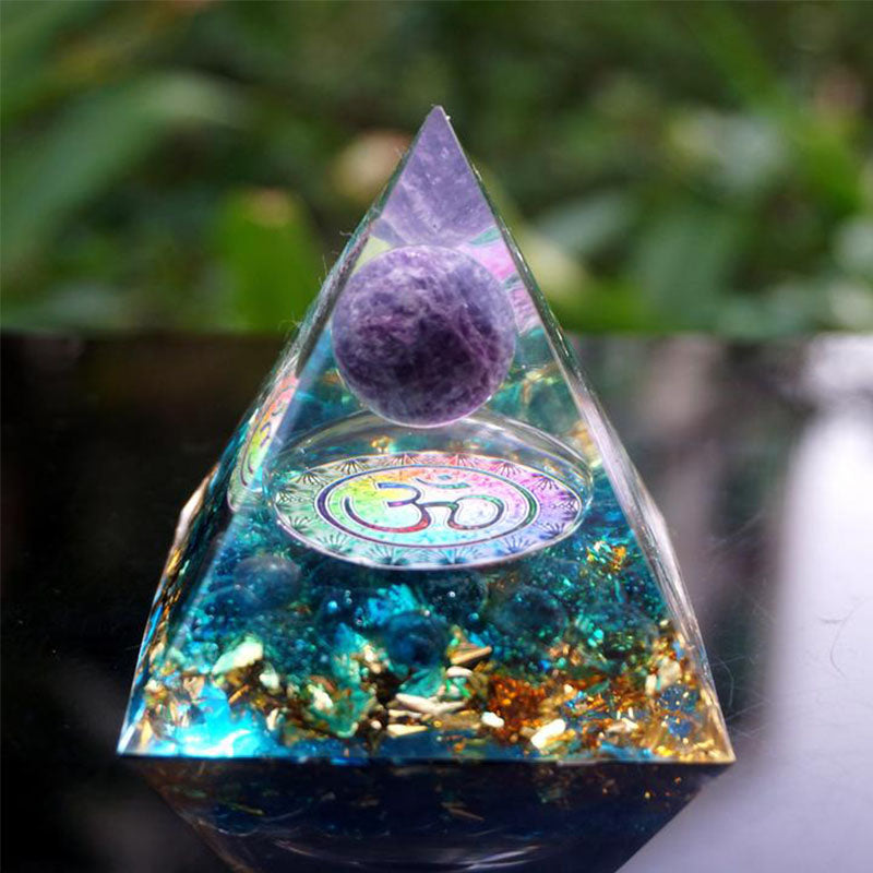 Orgonite Pyramid – Orgone Energy Generator - Home Decor - Inner Wisdom Store