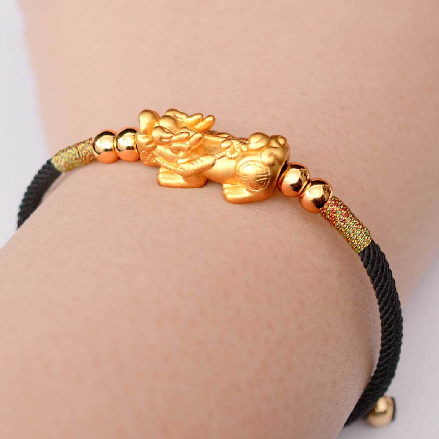 Feng Shui Red String Pixiu Bracelet - Bracelet - Inner Wisdom Store