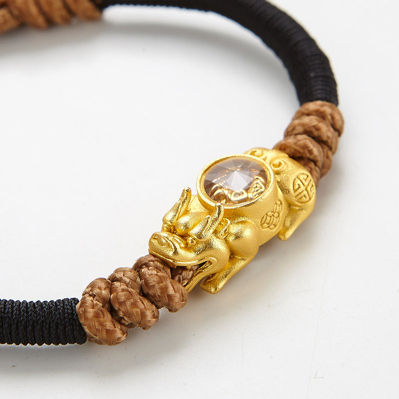 Pixiu with Moving Windmill Feng Shui Bracelet - Bracelet - Inner Wisdom Store