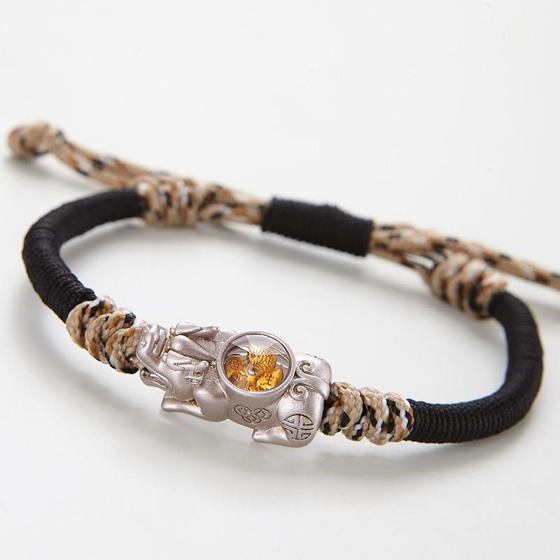 Pixiu with Moving Windmill Feng Shui Bracelet - Bracelet - Inner Wisdom Store