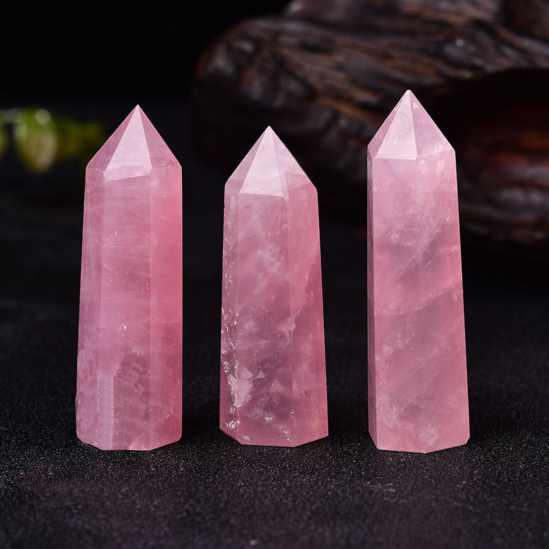 Rose Quartz Crystal Wand - Stones & Crystals - Inner Wisdom Store