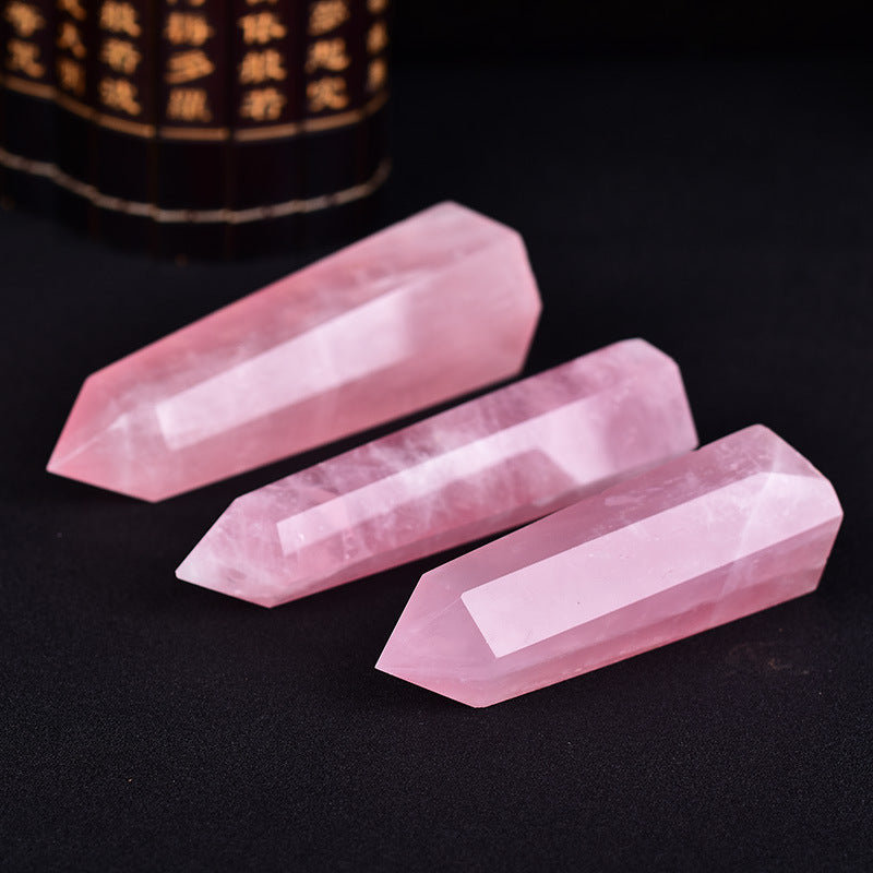 Rose Quartz Crystal Wand - Stones & Crystals - Inner Wisdom Store