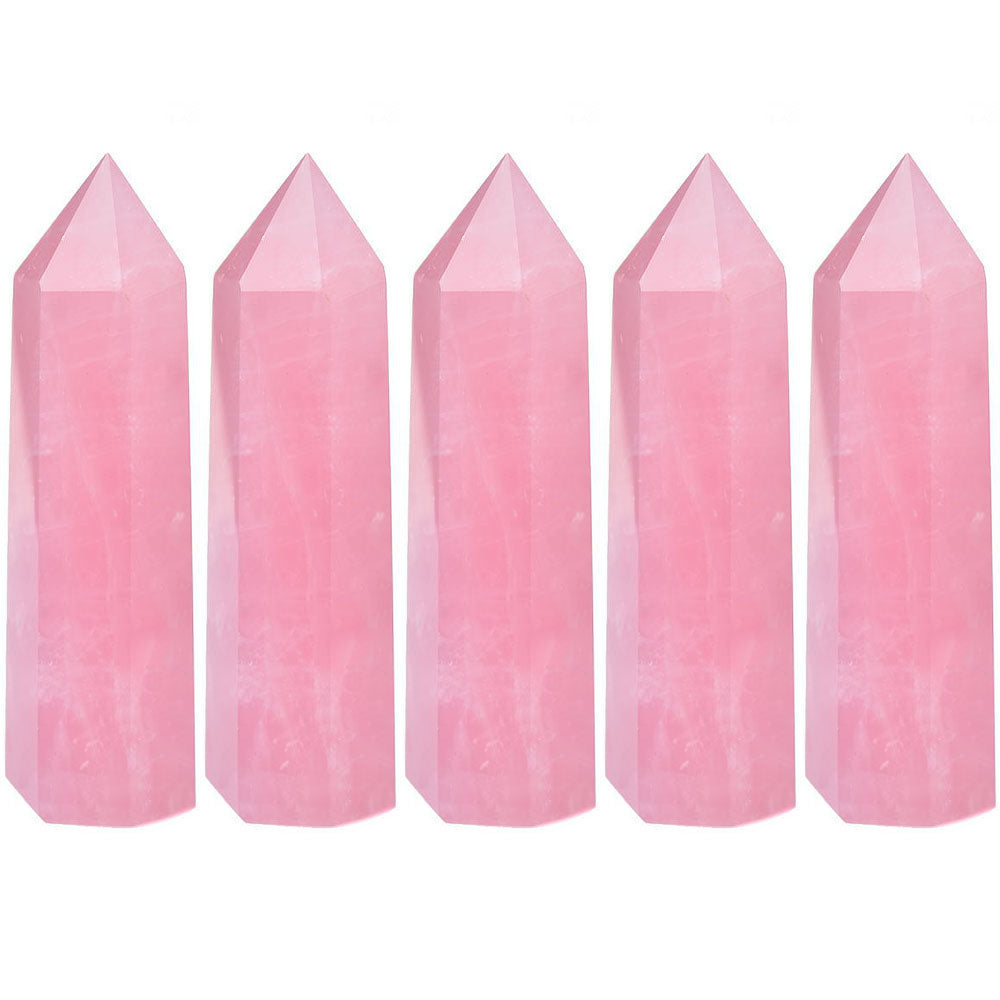 Rose Quartz Crystal Wand - Stones & Crystals - Inner Wisdom Store
