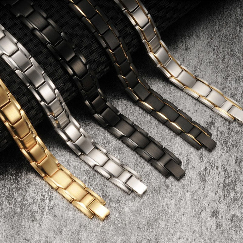 Titanium Steel Magnetic Therapy Bracelet - Bracelet - Inner Wisdom Store