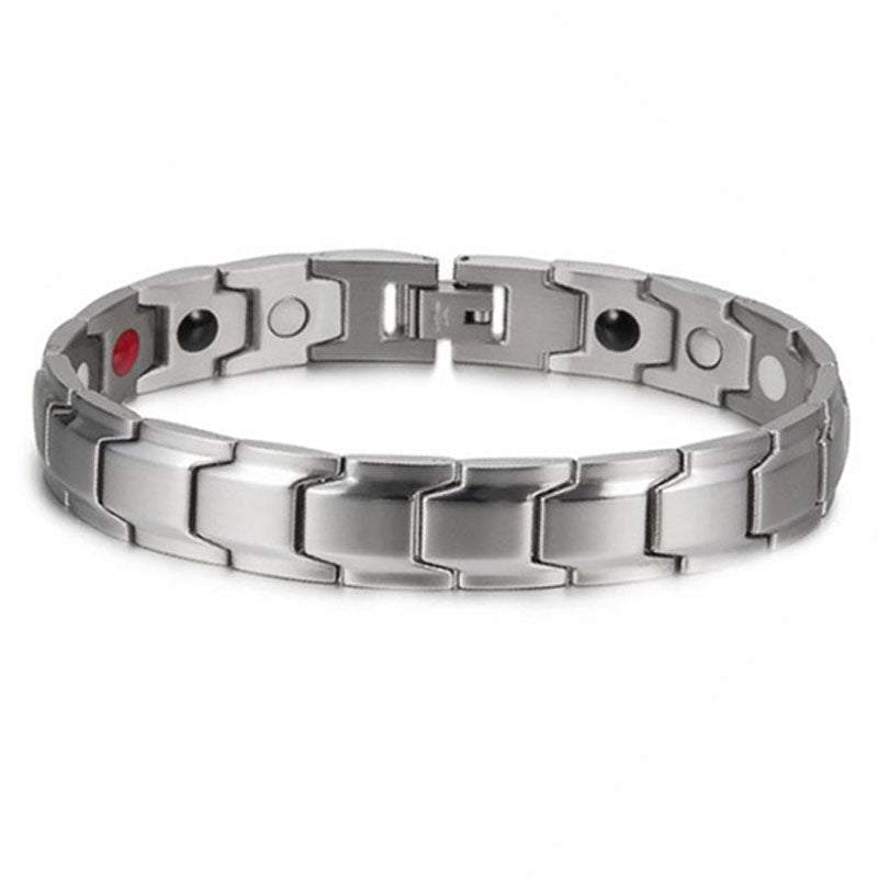 Titanium Steel Magnetic Therapy Bracelet - Bracelet - Inner Wisdom Store