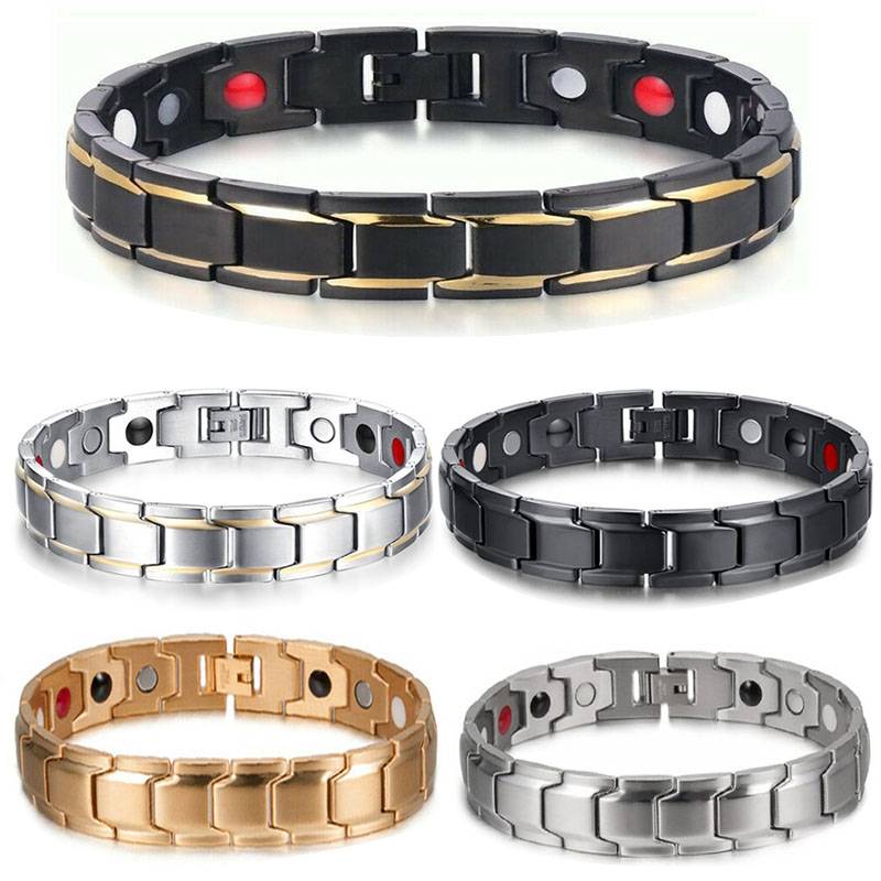 Titanium Steel Magnetic Therapy Bracelet - Bracelet - Inner Wisdom Store