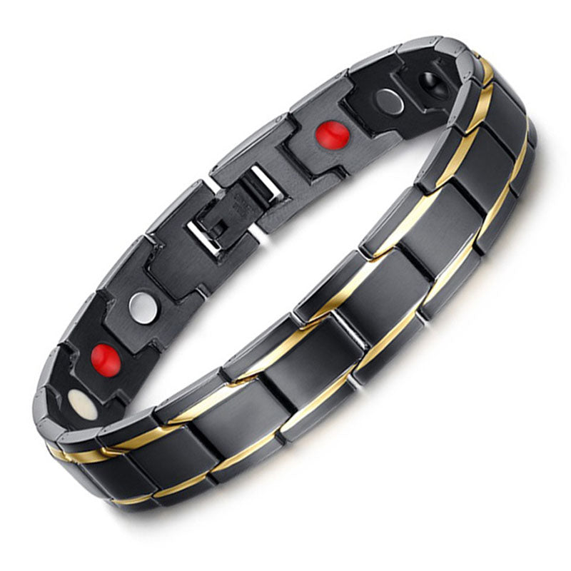 Titanium Steel Magnetic Therapy Bracelet - Bracelet - Inner Wisdom Store