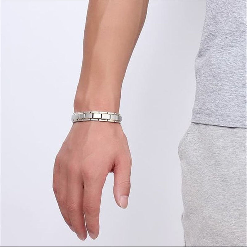 Titanium Steel Magnetic Therapy Bracelet - Bracelet - Inner Wisdom Store