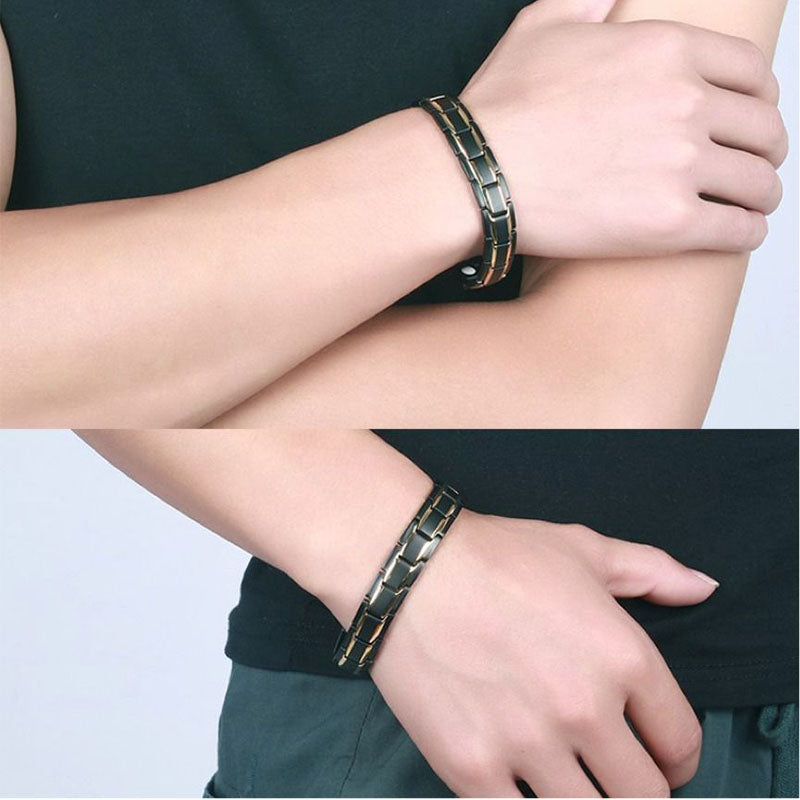 Titanium Steel Magnetic Therapy Bracelet - Bracelet - Inner Wisdom Store
