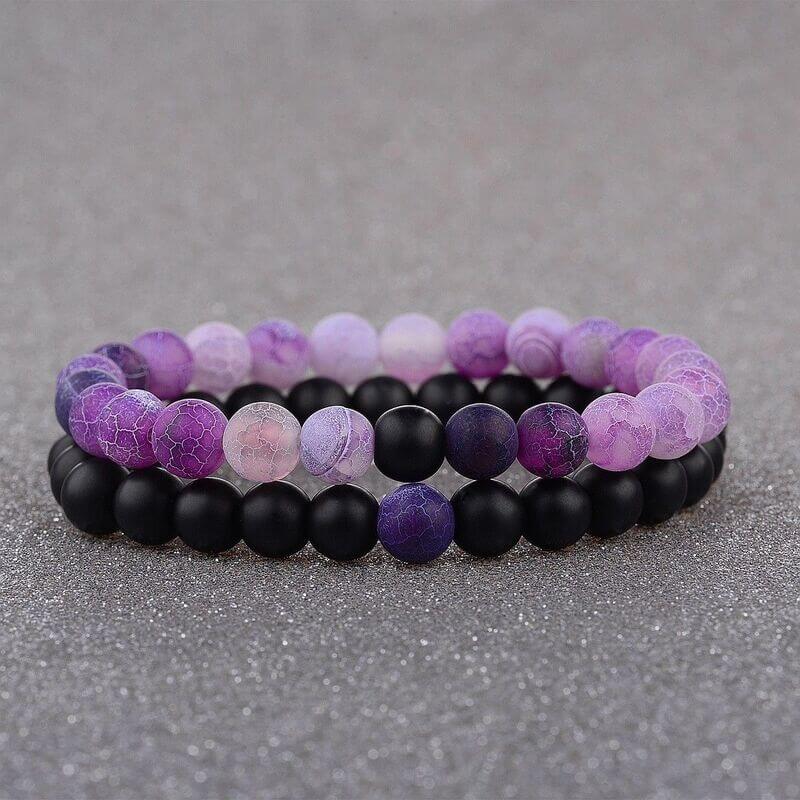 Wind Fossil Agate Beads Bracelet - Bracelet - Inner Wisdom Store