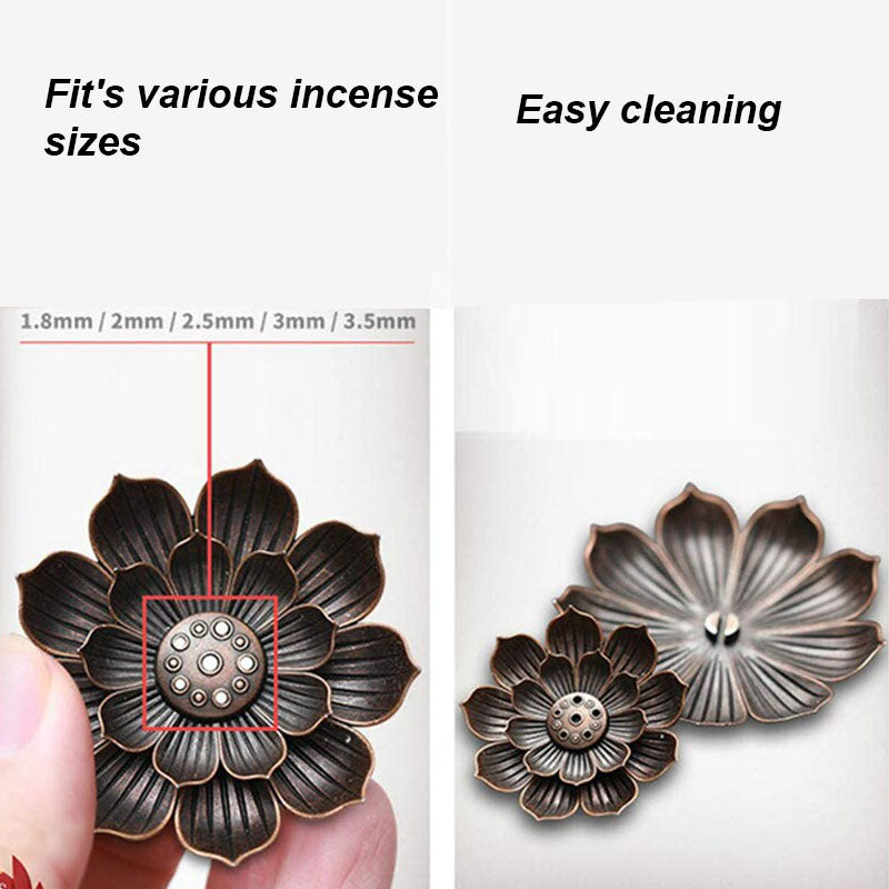 Zen Lotus Incense Holder - Incense Burner - Inner Wisdom Store