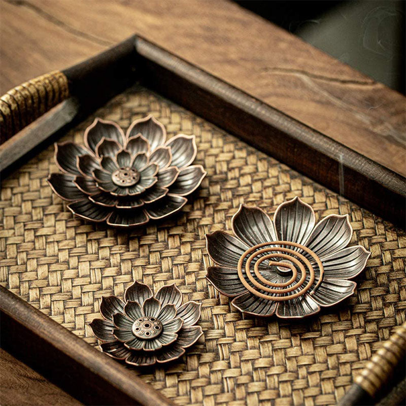 Zen Lotus Incense Holder - Incense Burner - Inner Wisdom Store