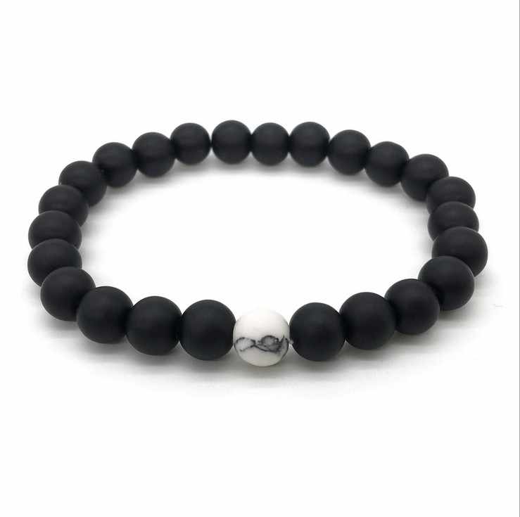 Yin and Yang Bead Bracelet Set - Bracelet - Inner Wisdom Store