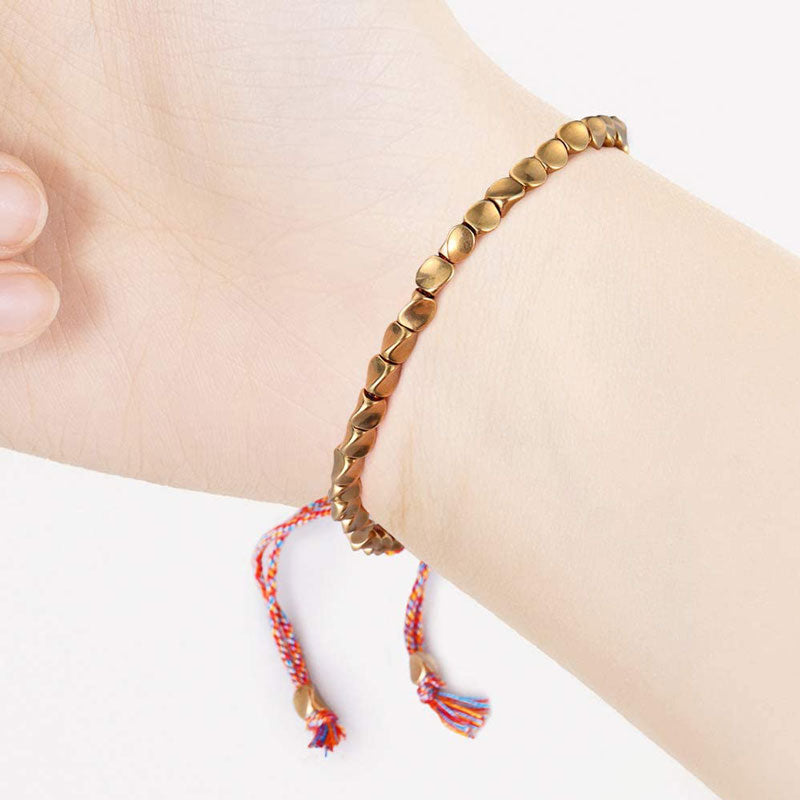 Antique Finish Hand Beaten Copper Ethnic Tibetan Bracelet – zenheavens