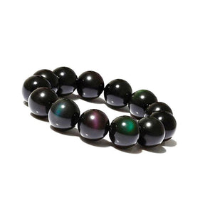Natural Rainbow Obsidian Crystal Bracelet - Bracelet - Inner Wisdom Store