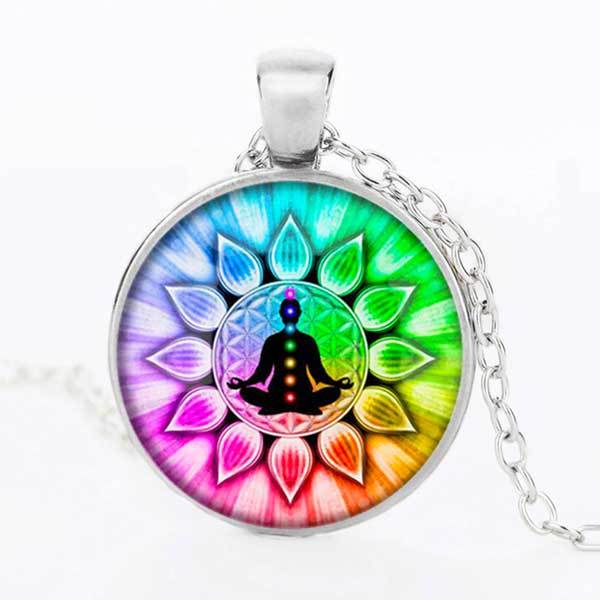7 Chakra Healing Pendant Necklace - Necklace - Inner Wisdom Store