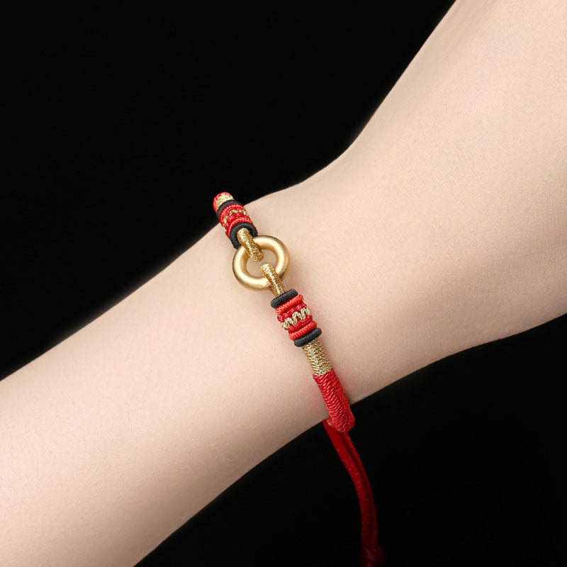 Tibetan Friendship Bracelet with Dragon Knots - Bracelet - Inner Wisdom Store